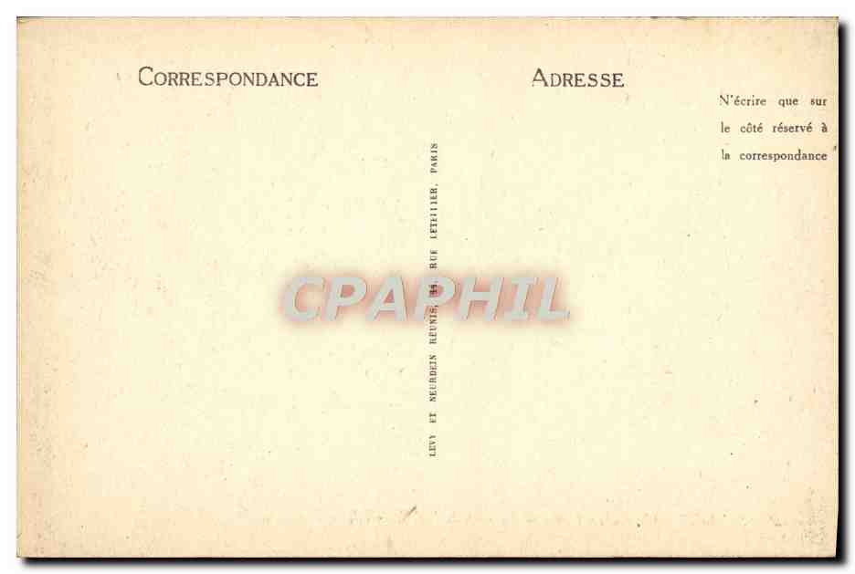CPA Sidi Bel Abbes Cascade Du Jardin Public — Back