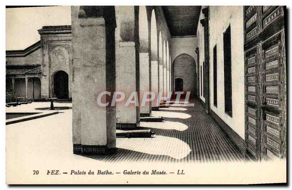 CPA Fez Palais Du Batha Galerie Du Musee