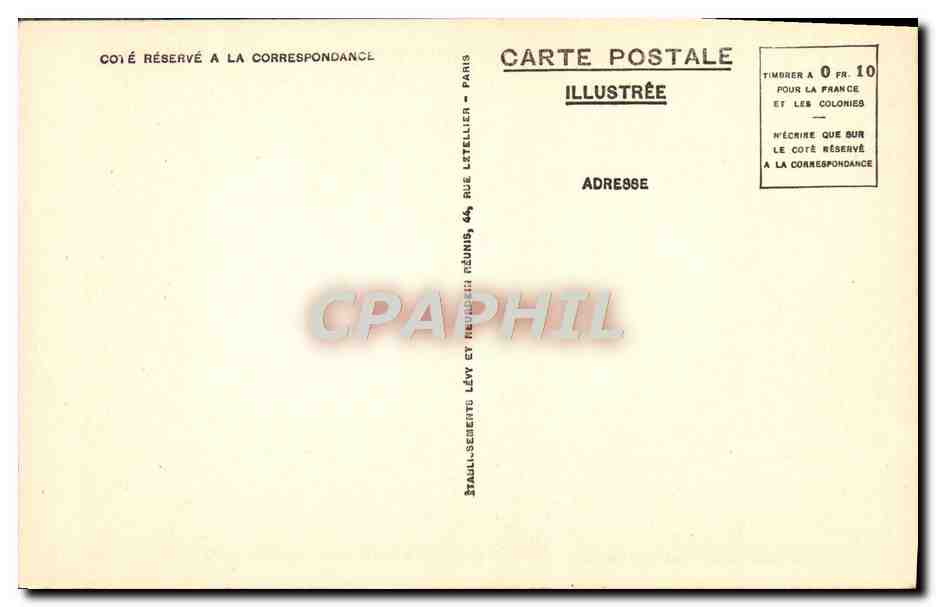 CPA Taza Porte De Bab Er Rih — Back