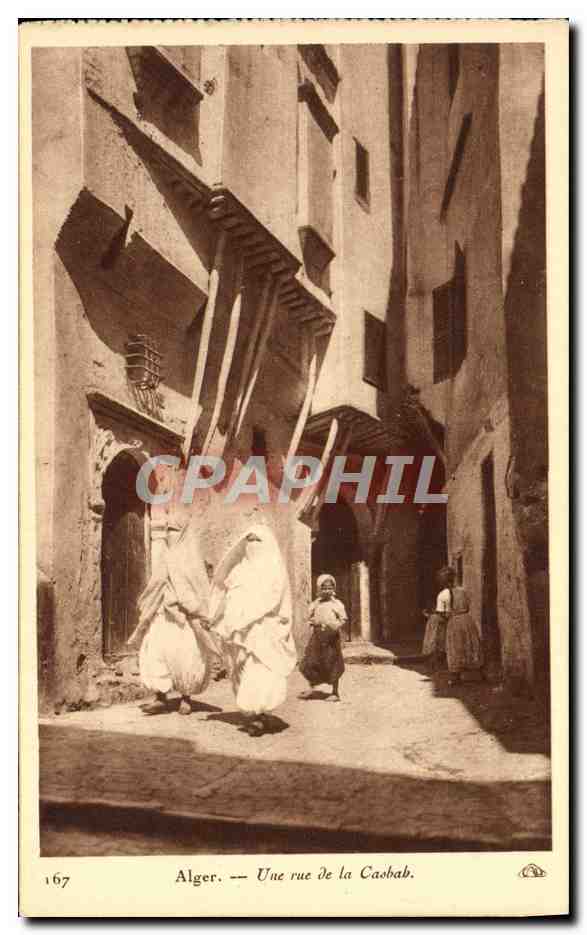 CPA Alger Une Rue De La Casbab Femmes
