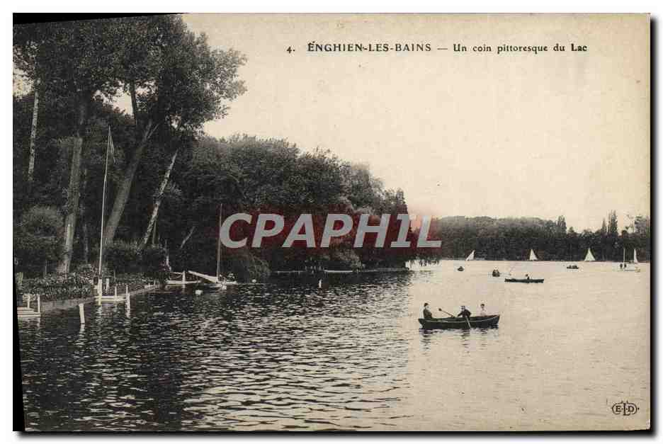 Énghien-les-Bains — Un coin pittoresque du Lac — Éditeur ELD, n°4