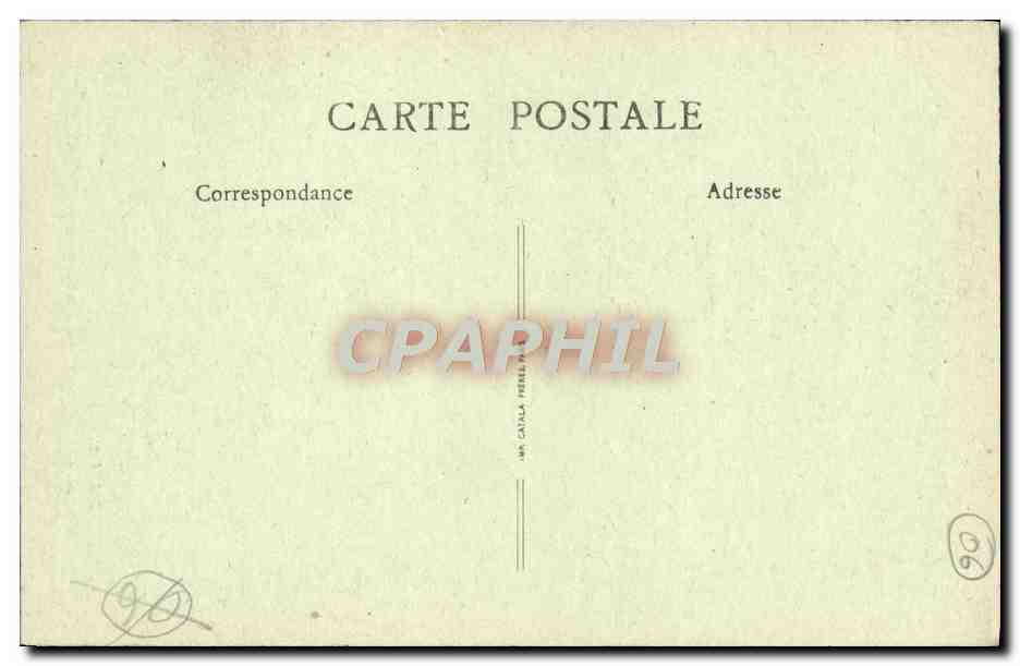 CPA La Cote d'Azur Nice Une Allee De Palmiers Dans Rue Villa — Rückseite