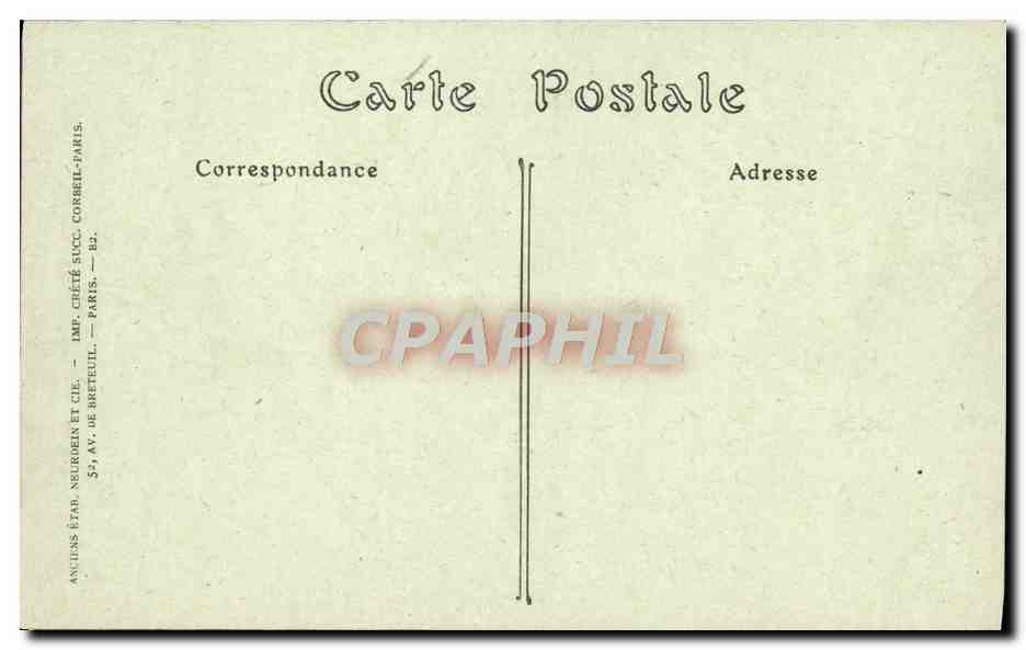 CPA Nice La Grotte Du Jardin Albert 1er — Rückseite