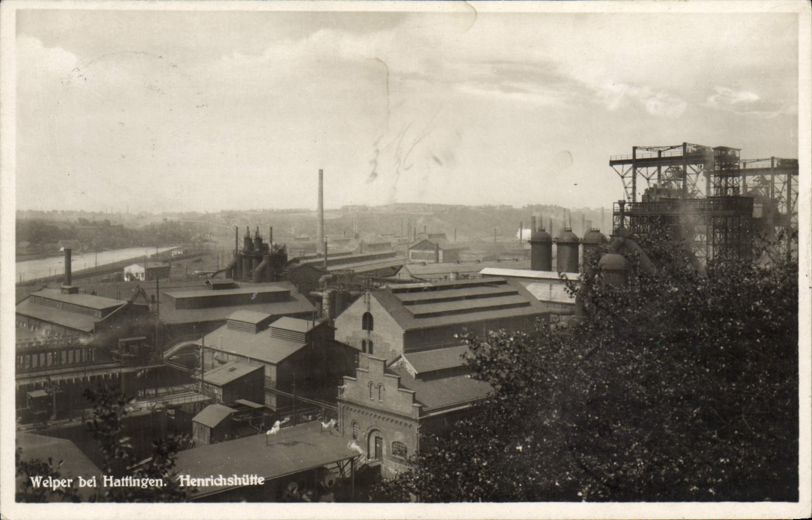 CPA Welper Bei Hattingen Henrichshutte