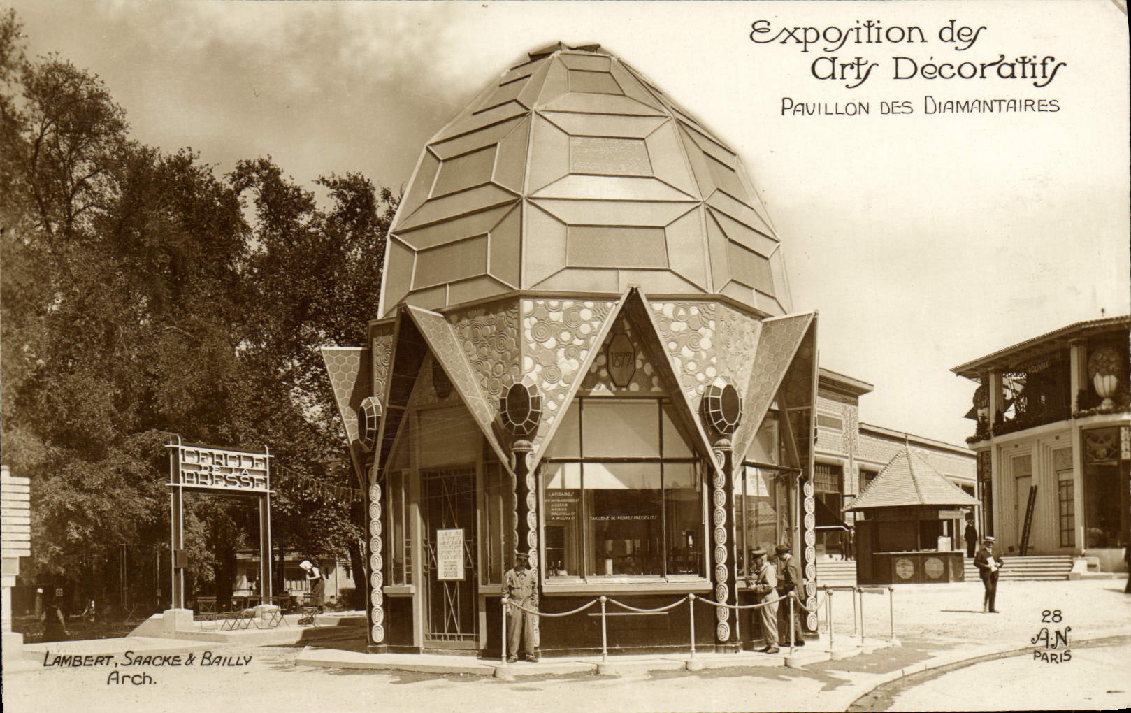 Pavillon des Diamantaires — Exposition des Arts Décoratifs 1925 — Lambert, Saracke & Bailly, Arch.