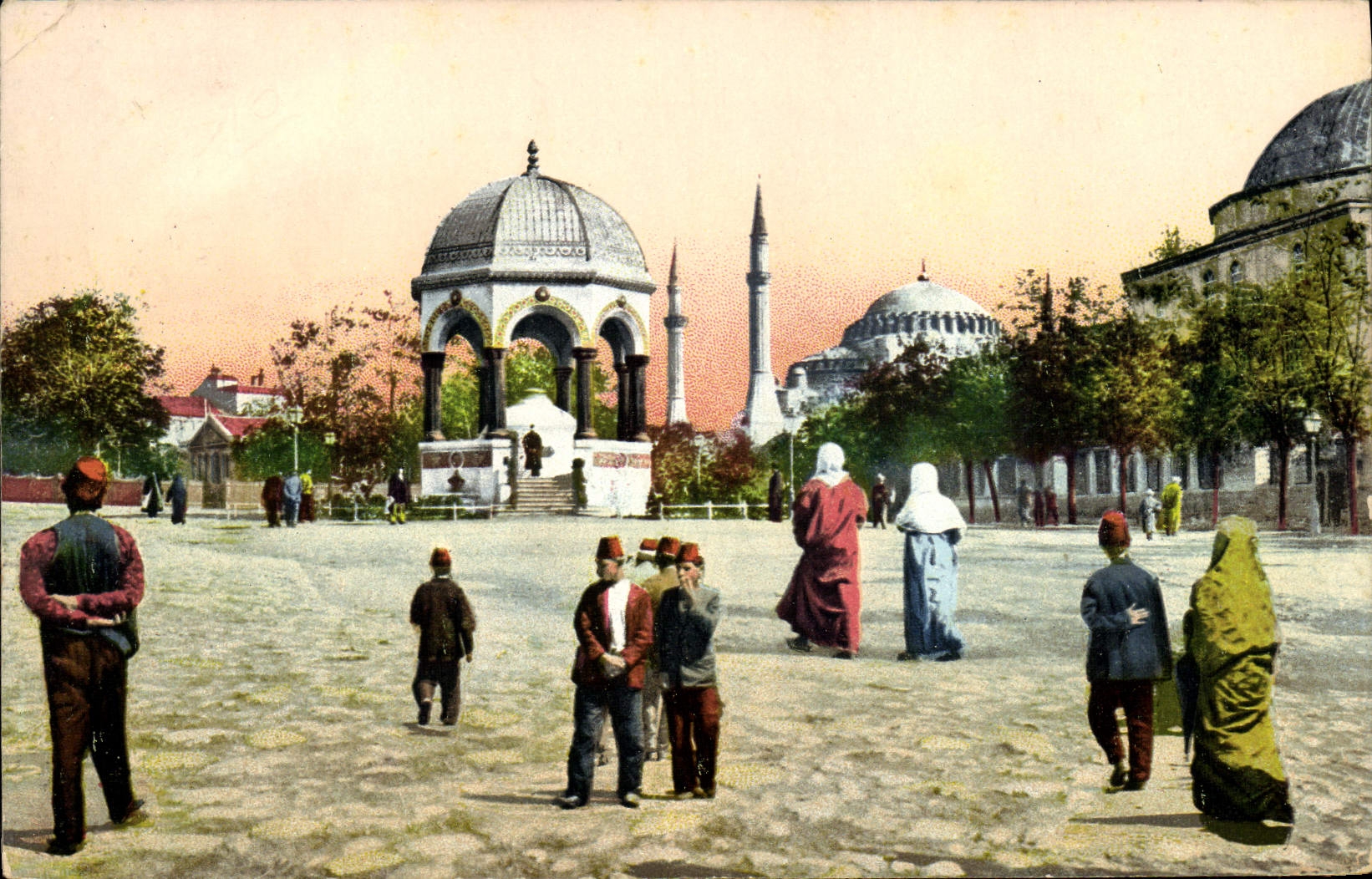 CPA Constantinople La Fontaine De l'Empereur Guillaume II