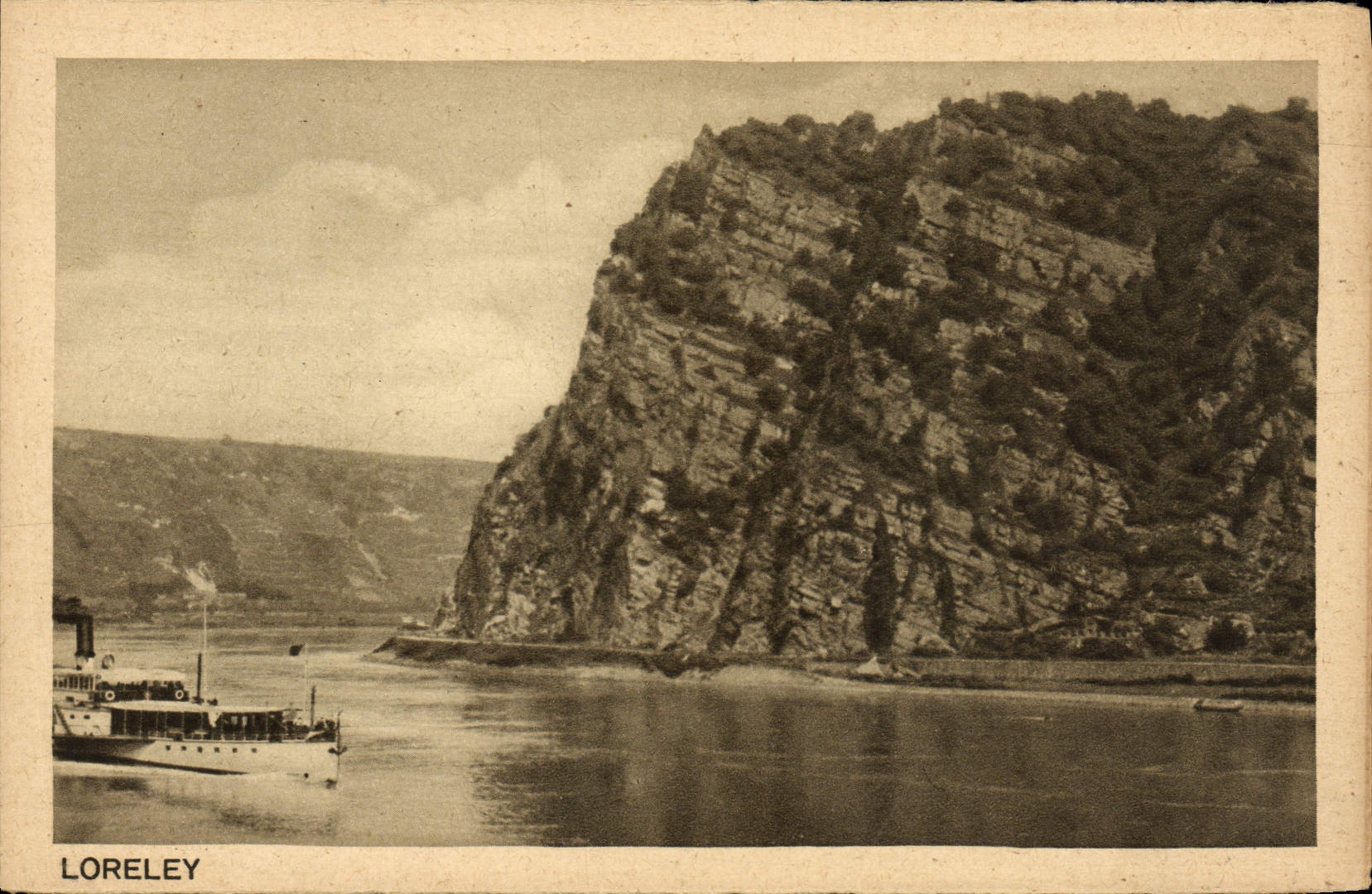 Loreley — Rocher du Rhin — Kunstanstalt N. Börsel, Bonn a. Rh.