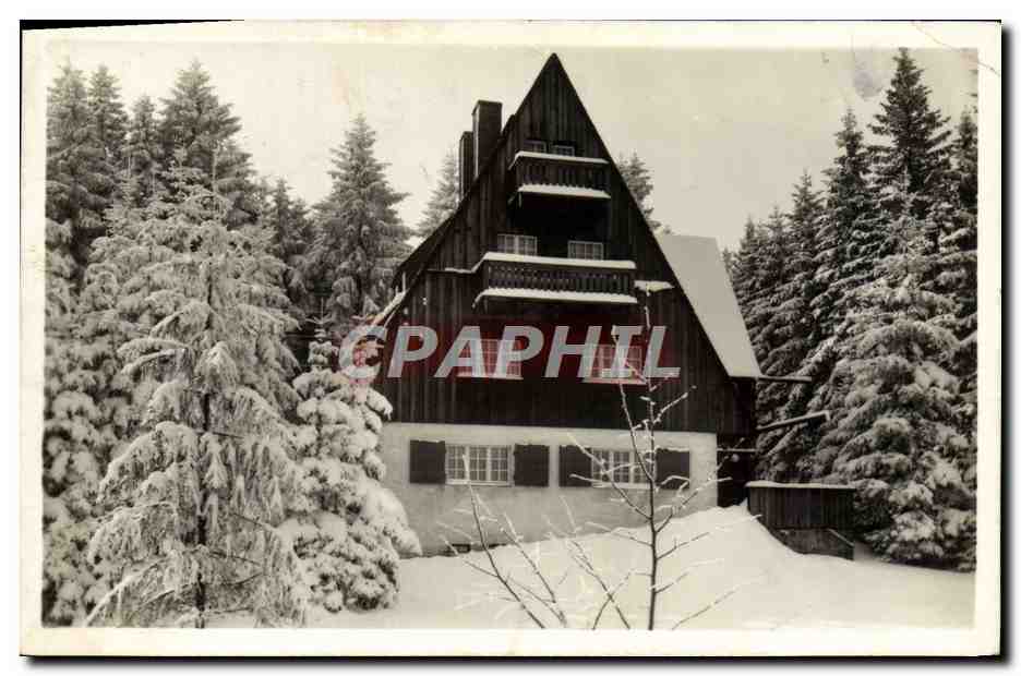 CPA Berghaus Oberbarenburg Sachs Erzgebirge