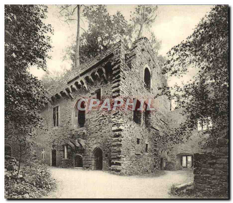 CPA Baden Baden Partie Vom Schloss Hohenbaden
