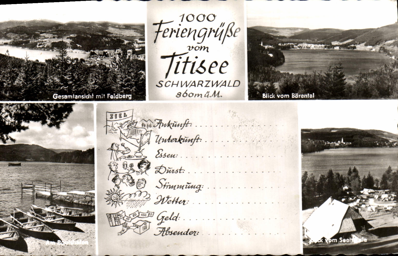 CPA Feriengrube Vom Titsee Schwarzwald