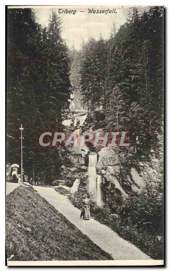 CPA Triberg Wasserfall