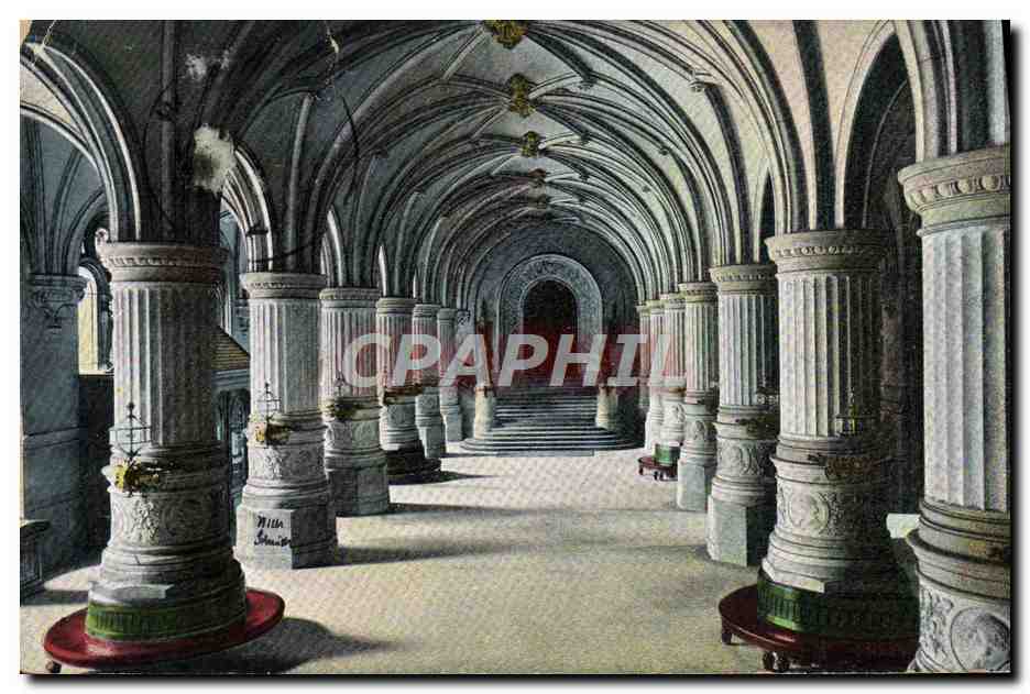 Intérieur d'un couloir gothique — éditeur Dr. Tronkler Co., Leipzig — n° de série Hbg. 400