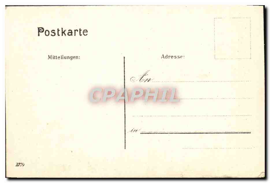 CPA Gruss Aus Dem Goethehaus Frankfurt A M Goethehaus Goethe — Rückseite