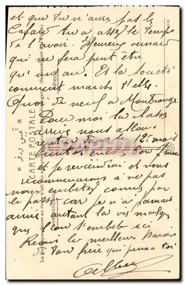 CPA Constantinople Gare Des Chemins De Fer Orientaux Turquie  — Verso