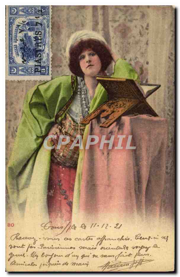 CPA Femme Turquie Folklore