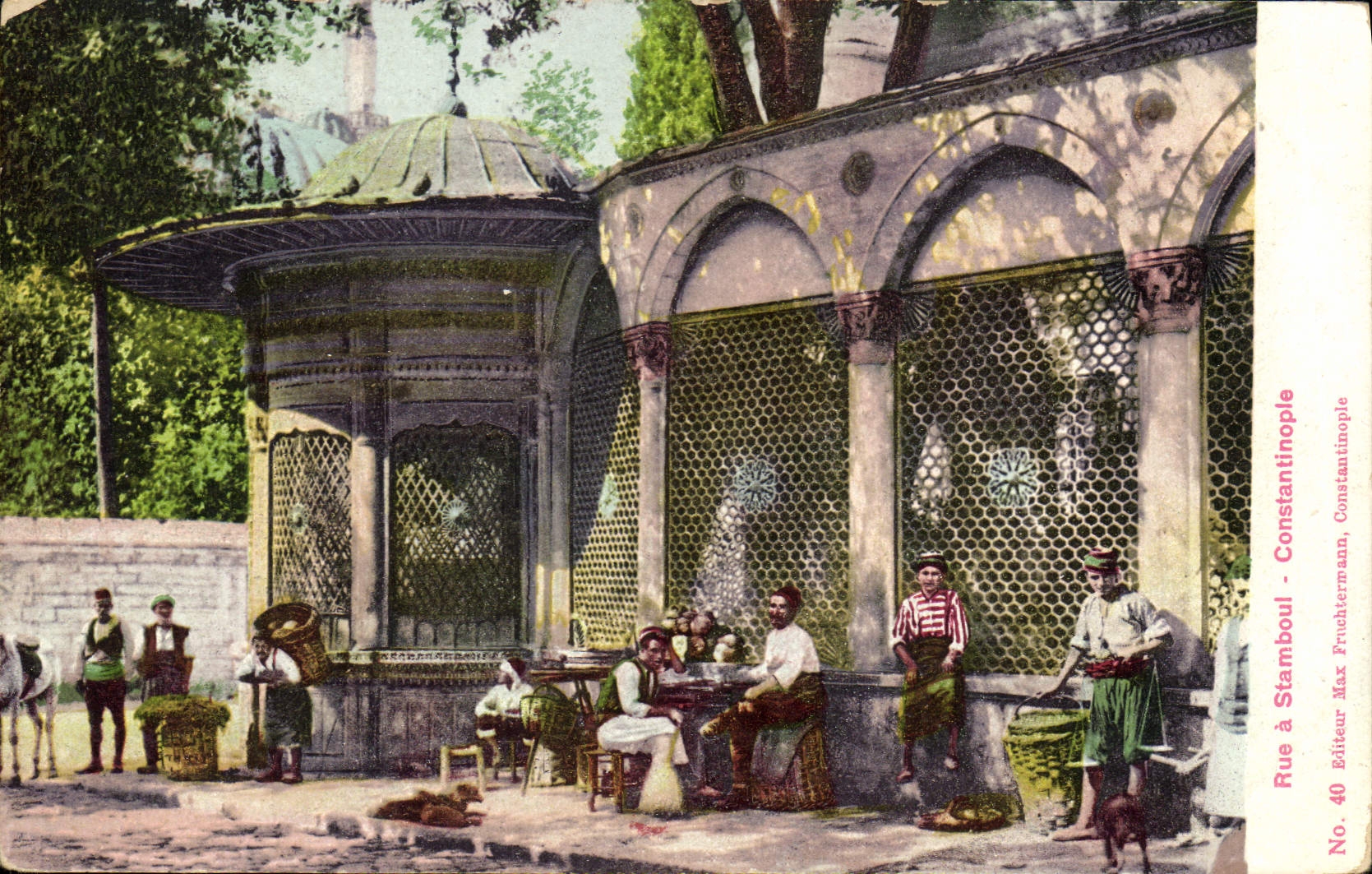 CPA Rue A Stamboul Constantinople Turquie