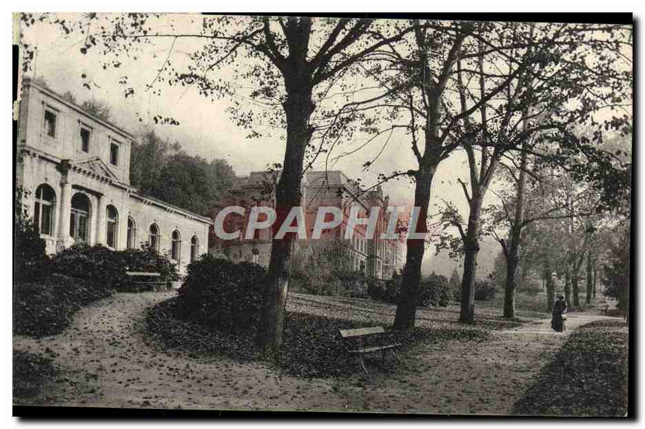CPA Baden Baden Seufzerallee Mit Inhalatirum Und Landesdad