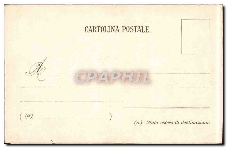 CPA Ricordo Di Genova — Rückseite