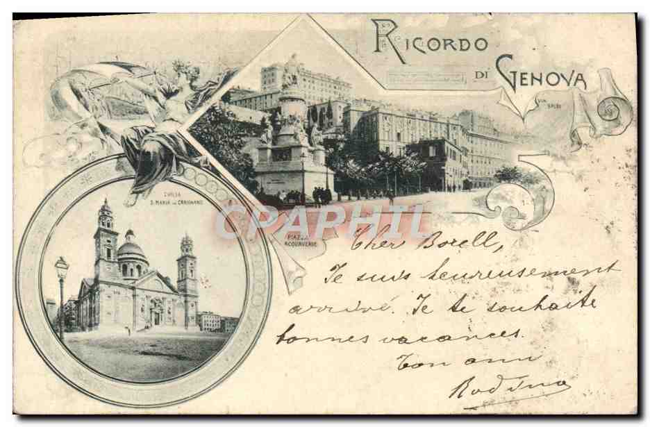 CPA Ricordo Di Genova