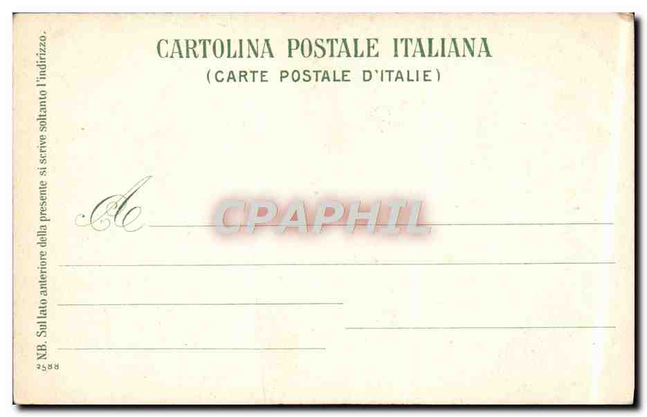 CPA Napoli Ii Carro Della Farina Boeufs Attelage Ange Mule — Verso