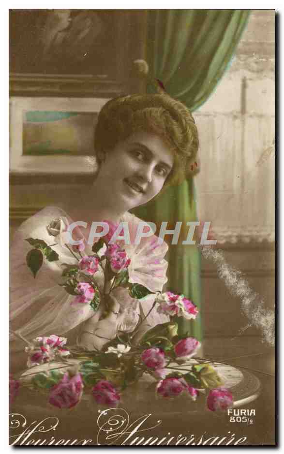 CPA Fantaisie Femme