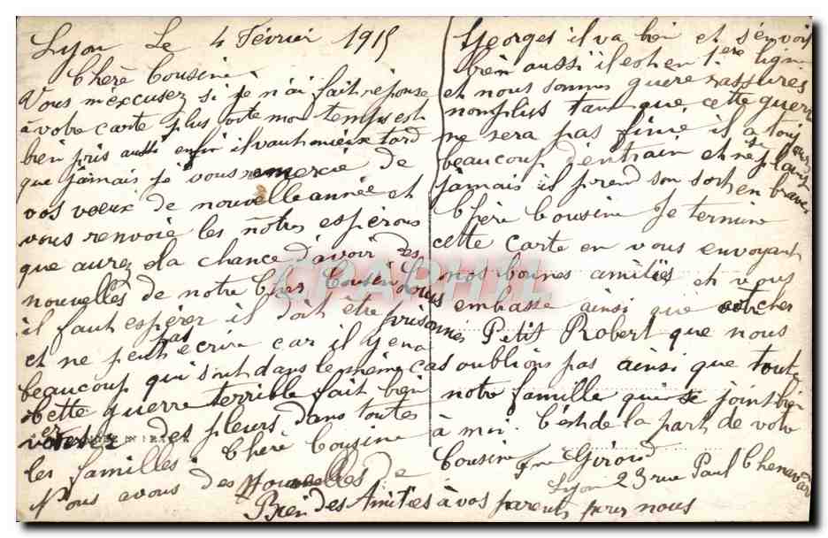CPA Fantaisie Femme Enfant — Rückseite