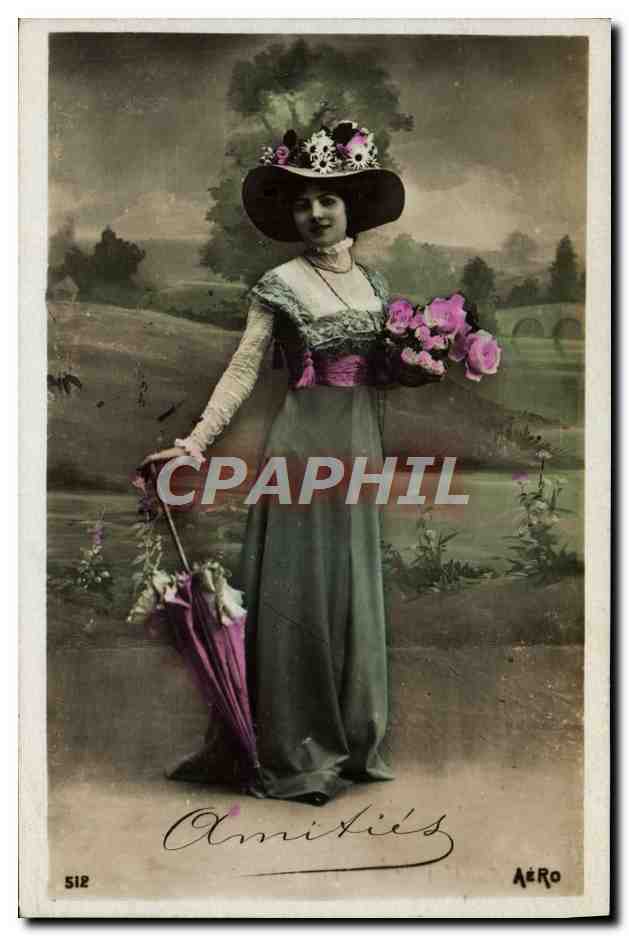 CPA Fantaisie Femme