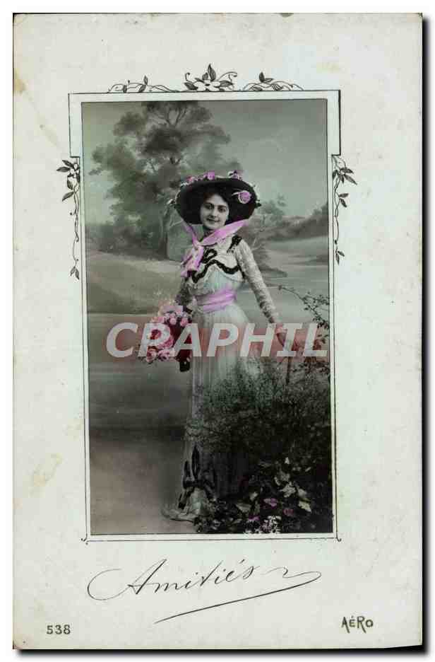 CPA Fantaisie Femme