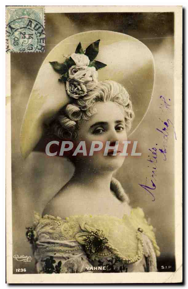 CPA Fantaisie Femme Yahne