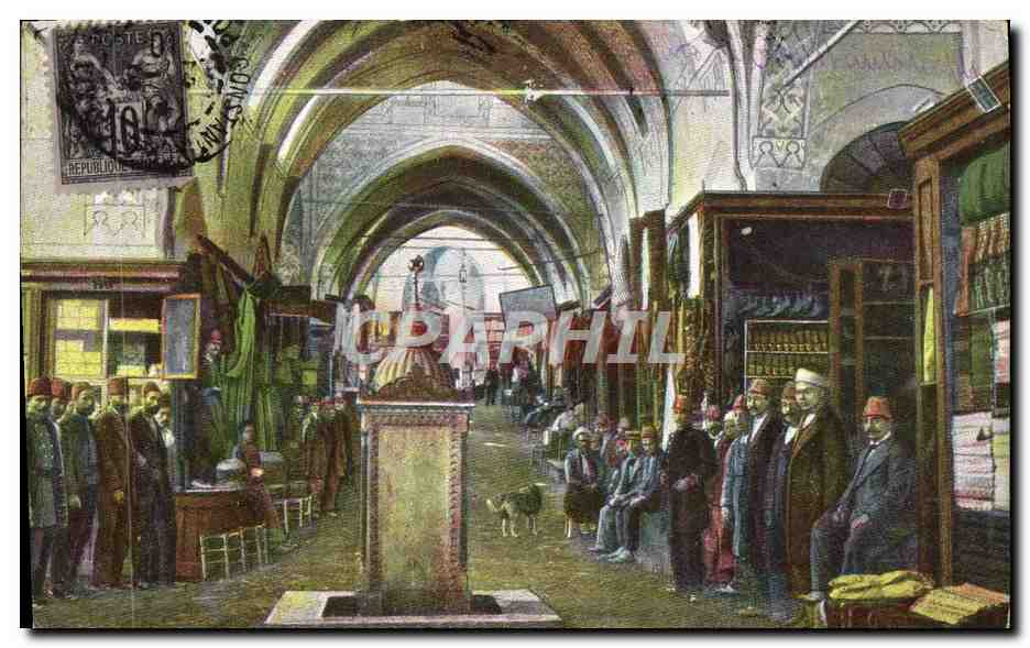 CPA Salut De Constantinople Le Grand Bazar Turquie