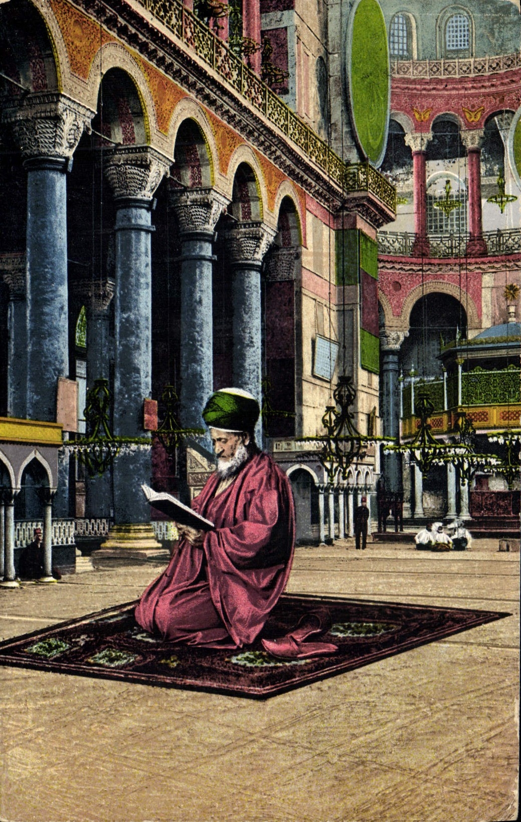CPA Constantinople Interieur De Ste Sophie Turquie