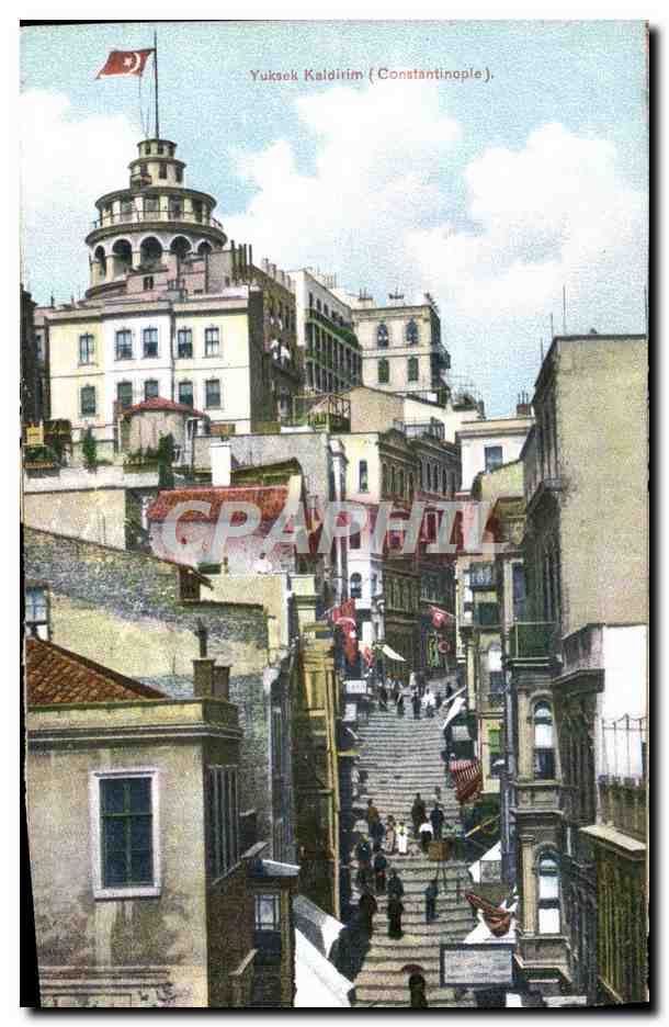 CPA Yuksek Kaldirim Constantinople Turquie