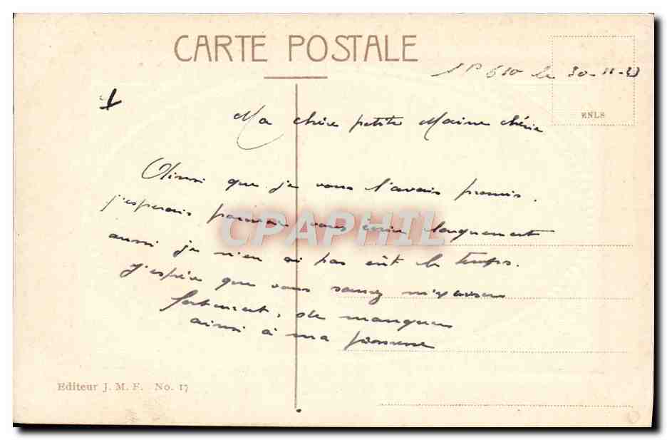 CPA St Sophie Cote N Constantinople Turquie — Verso