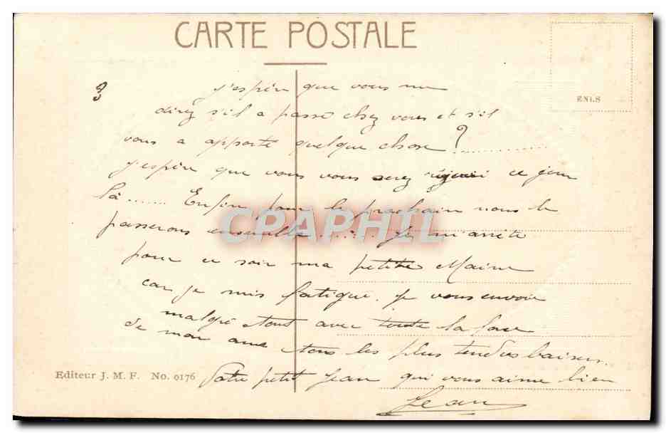 CPA Eaux Douces d'Asie Constantinople Turquie — Verso