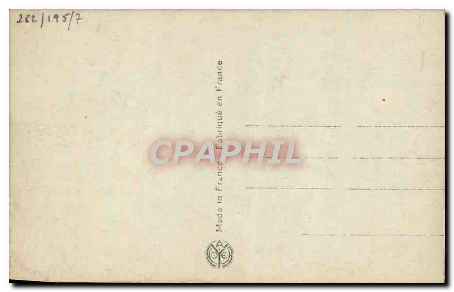 CPA Paris Exposition des Arts Decoratifs Vue de nuit Tour Eiffel — Verso