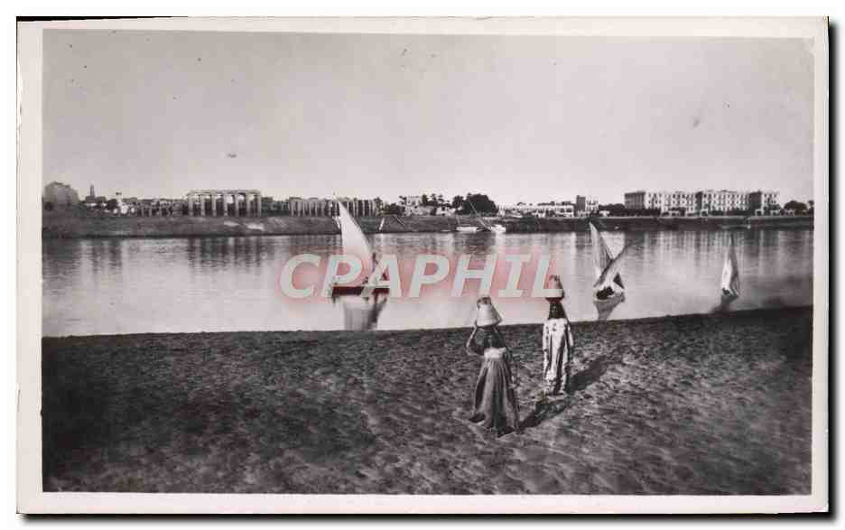 CPA Luxor General View Of The Temple The Colonnade Of Different Capitals Egypte