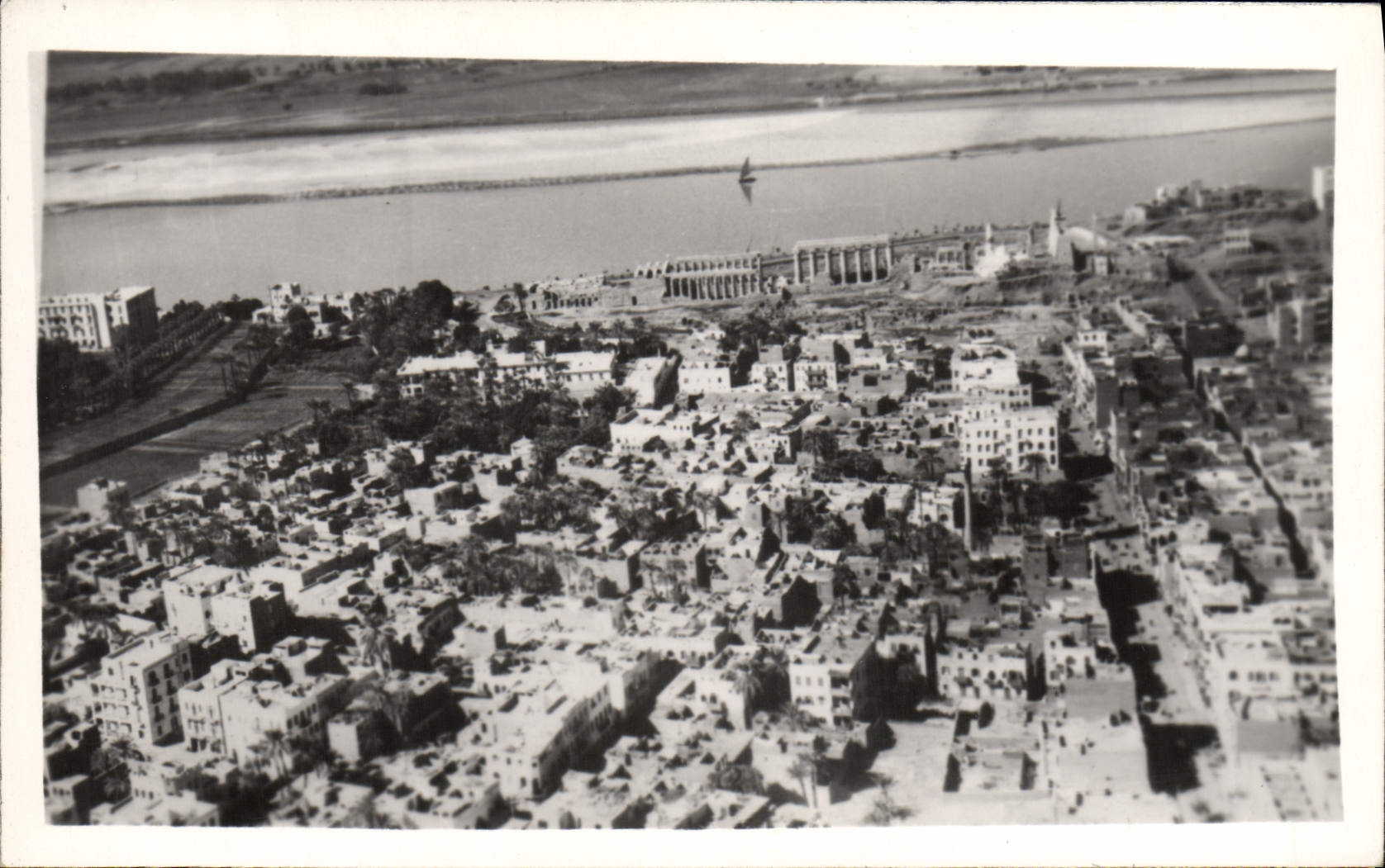 CPA Luxor General View Taken By The Areoplane Egypte