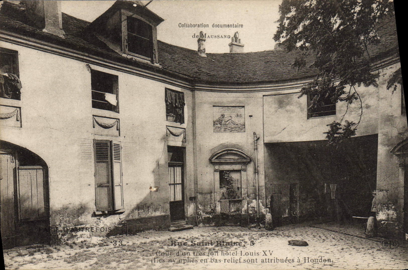 CPA Paris D'Autrefois Rue Saint Blaise 
