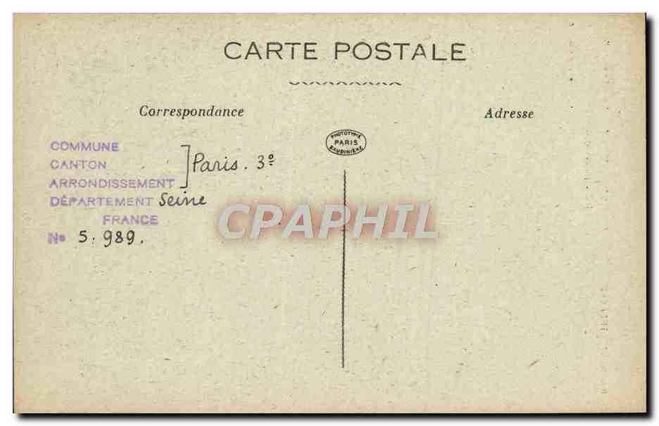 Rue des Archives, 45 — Jadis Couvent des Pères de la Merci — Collection Maussang — Reverso