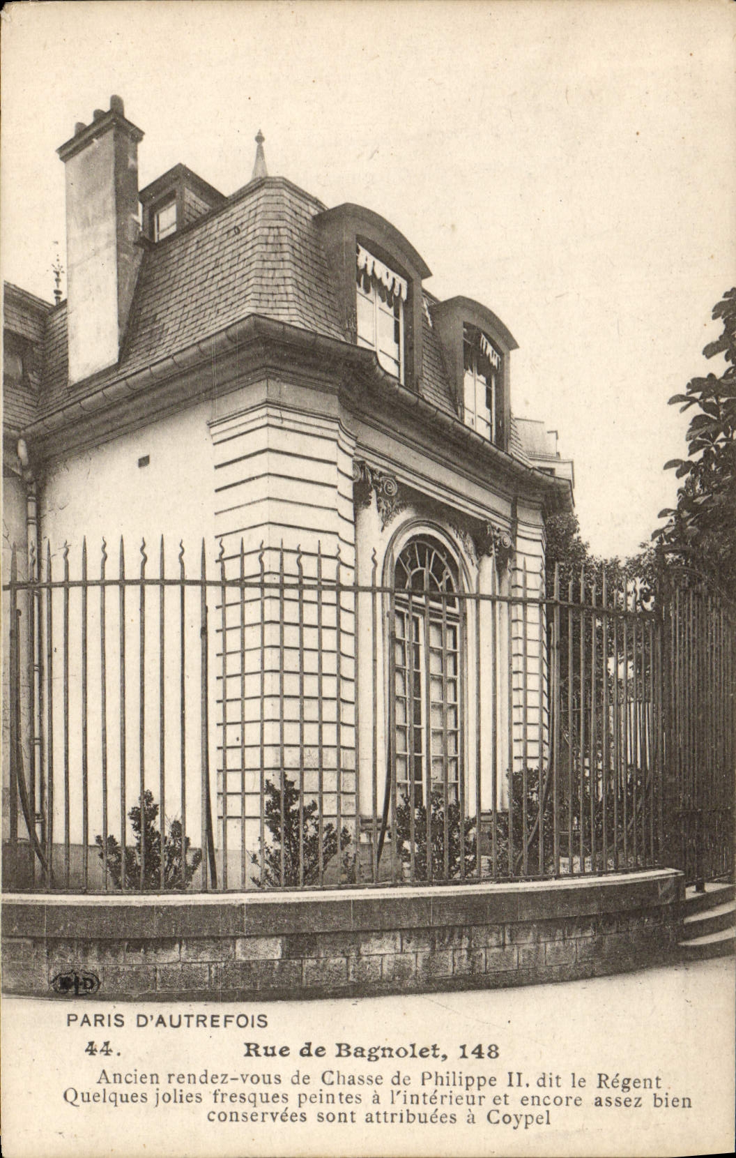CPA Paris D'Autrefois Rue De Bagnolet Ancien Rendez Vous De Chasse De Philippe II dit le Regent 