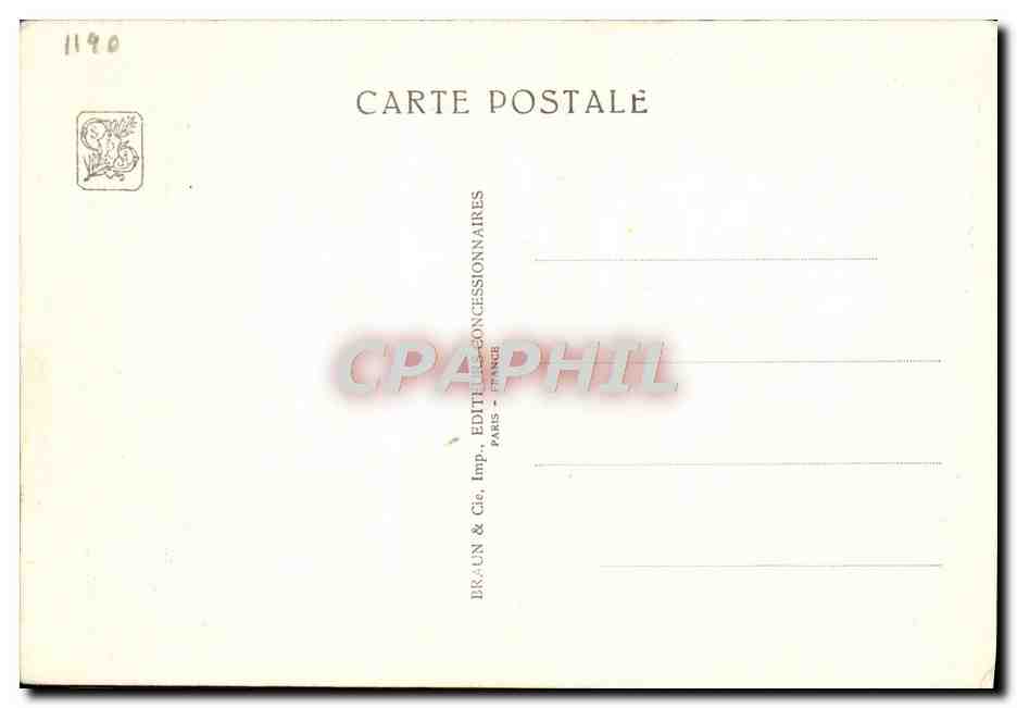 CPA Exposition Coloniale Internationale Paris Le Grand Signal Fontaine Lumineuse De — Rückseite