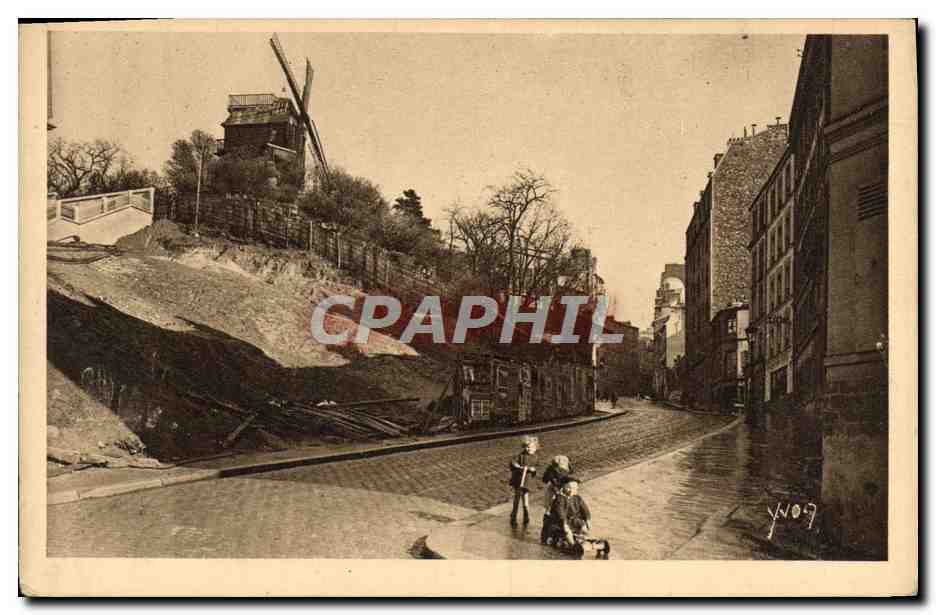 CPA Paris Le Moulin de la Galette Montmartre