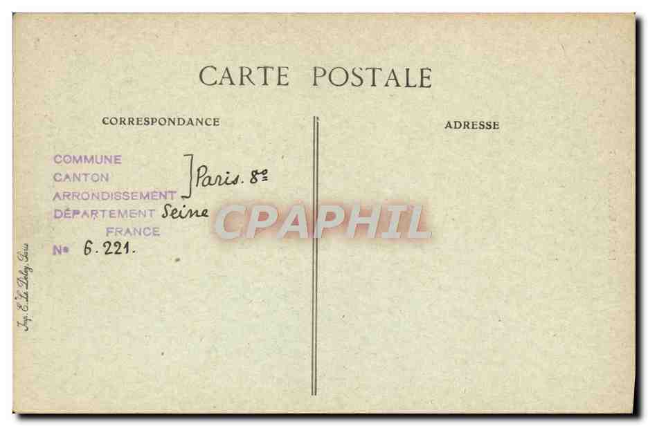 Hôtel de M. de Saint-Priest — Rue du Faubourg-Saint-Honoré, Paris — Éditeur B.D. n°7 — Reverso