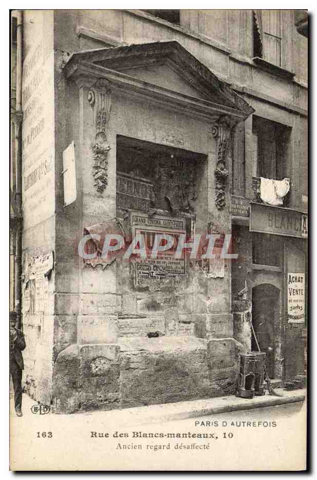 CPA Paris D'Autrefois Rue Des Blancs Manteaux Ancien regarde desaffecte