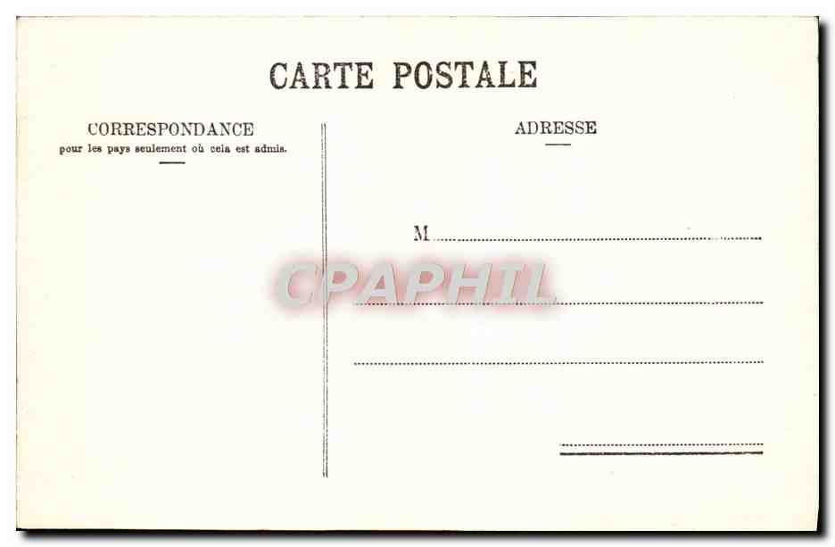 CPA Chamonix Dent du Requin — Verso