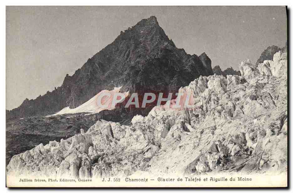 CPA Chamoix Glacier de Talefre et Aiguille du moine