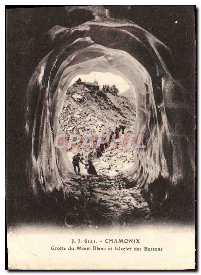 CPA Chamonix Grotte du Mont Blanc et Glacier des Bossons Alpinisme