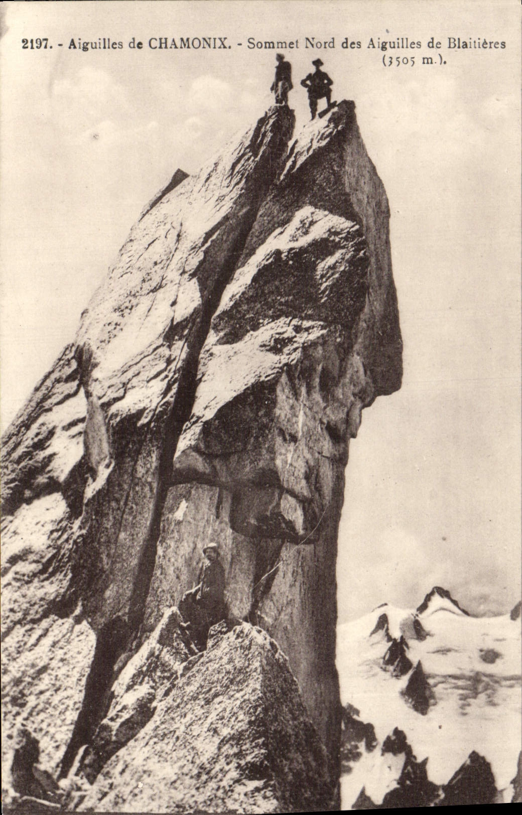CPA Chamonix Sommet Nord Aiguilles de Blaitieres Alpinisme