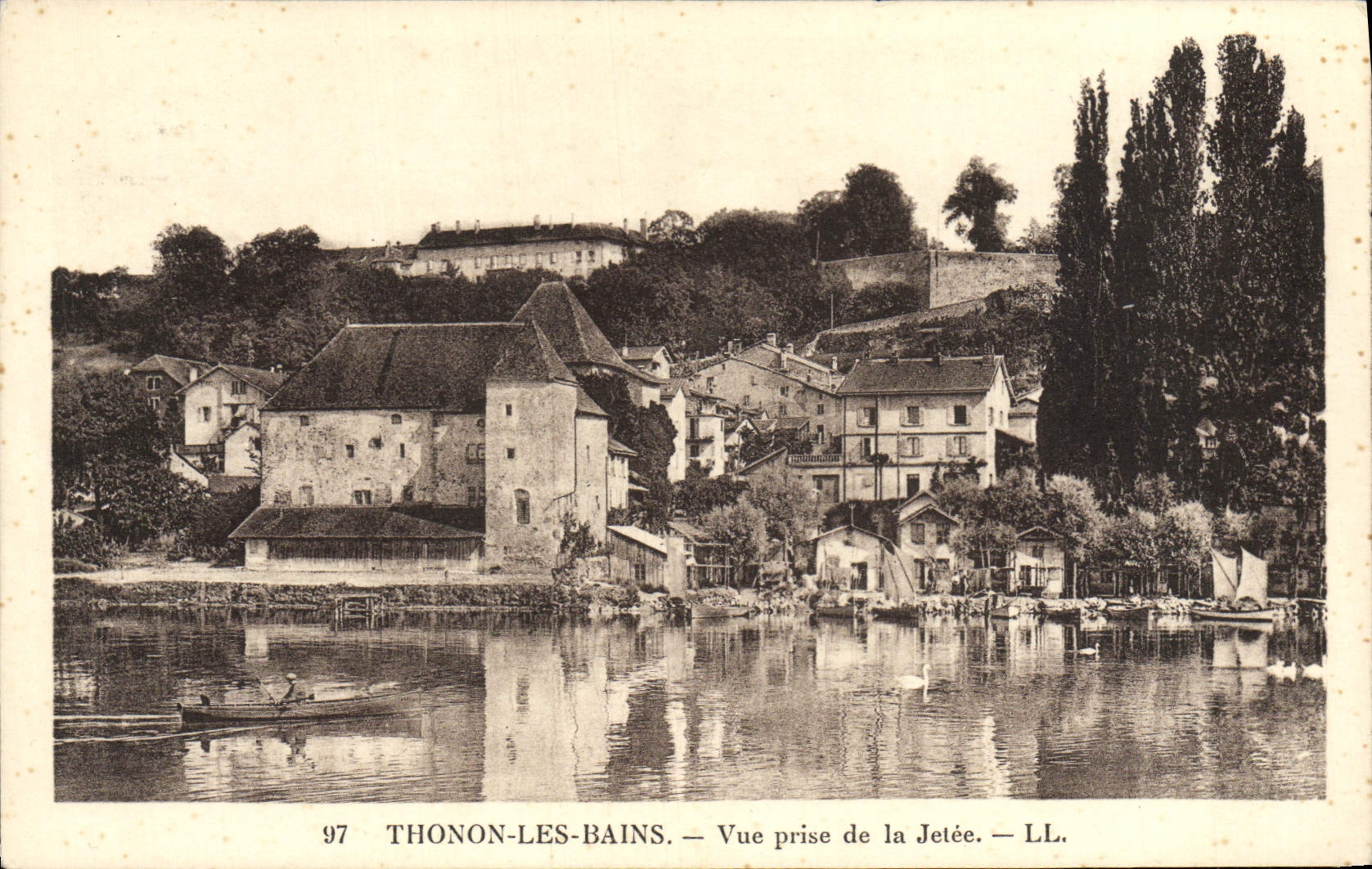 Thonon-les-Bains — Vue prise de la Jetée — LL. n° 97
