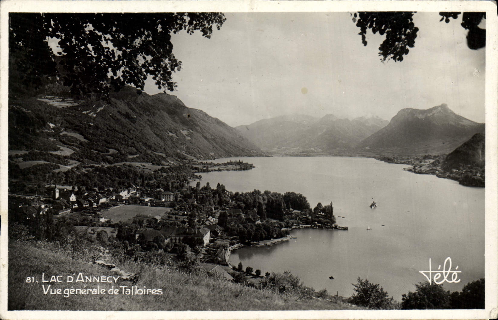 Lac d'Annecy — Vue générale de Talloires — Télè